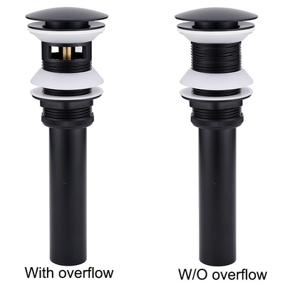Duik van het het Afvalafvoerkanaal van het Watermessing van de de Pomptapkraan van het de Gootsteenbassin de Wasbak Matt Black Finish op