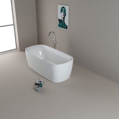 170x80x58cm Acryl bad met midden afvoer