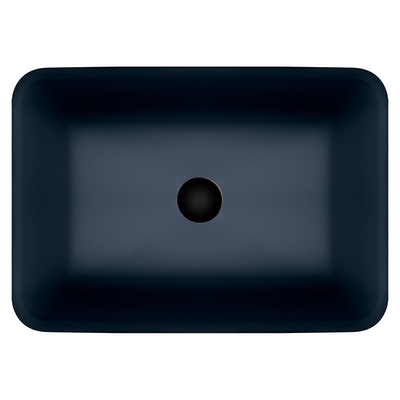 Aangemaakt de Wasbassin 12mm van de Glas Zwart Kleur Zuur Matt Counter Top Bowl Sink