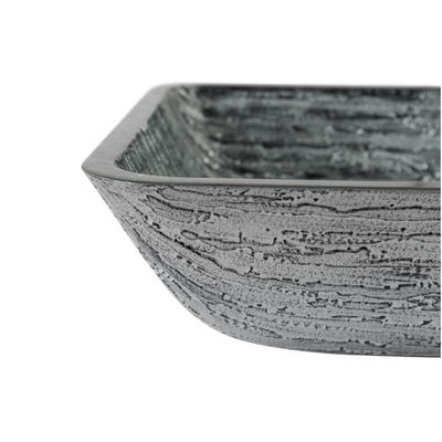 Titaniumzwarte/van Gray Bathroom Wash Basins L460 * W330 * H105mm Rechthoekige Zwarte Schipgootsteen