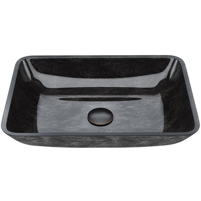 Donkergroene Bassins van de Badkamerswas 18 Duim Gray Onyx Handmade Rectangular