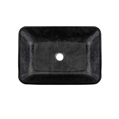 Donkergroene Bassins van de Badkamerswas 18 Duim Gray Onyx Handmade Rectangular