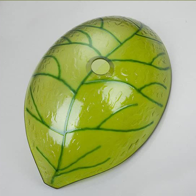 565mm Lengtecountertop Groen Blad 365mm van het Wasbassin Tekening van de Breedte de Hete Gesmolten Hand