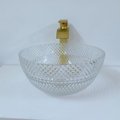 De diepe Opgeheven Kombadkamers daalt Schip Crystal Clear Washing