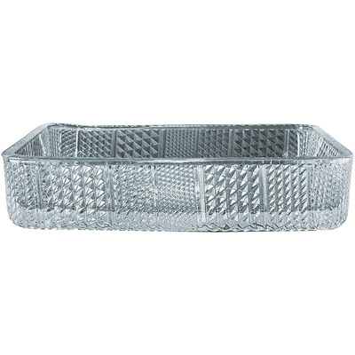 Crystal Clear Rectangular Countertop Wasbak Badkamer 460mm 330mm 105mm Handwas