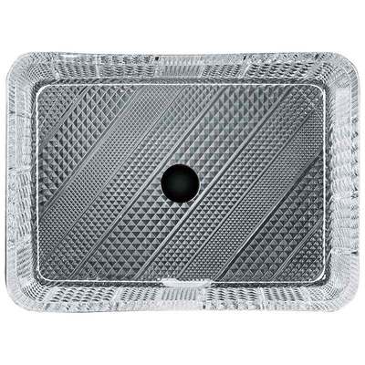Crystal Clear Rectangular Countertop Wasbak Badkamer 460mm 330mm 105mm Handwas