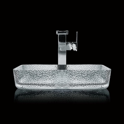 330mm 460mm Badkamer Wasbak Tafeltop Ondiep Glas Gietglas kristalhelder