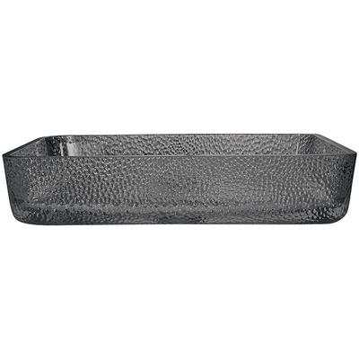 De rokerige Grey Rectangular Vessel Sinks Wash-Kombadkamers maakt 105mm glad