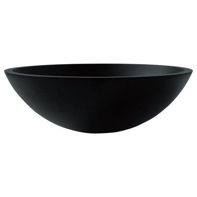 Glas van hotel eindigt het Zure Matt Black Basin Round Bathroom Antiroest