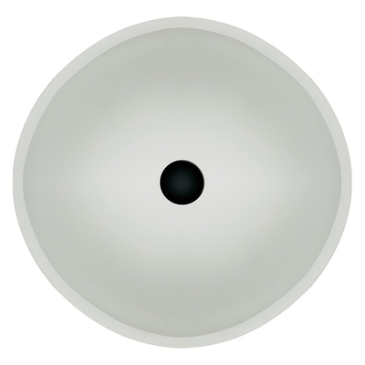 Witte Aangemaakte de Kom Diepe Countertop 380mm van het Glasbassin Lengte 132mm Hoogteronde