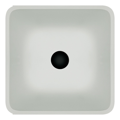 Van de Wasbassins van de Super Clearbadkamers Kom van de het Glas Witte Naadloze Vierkante Gootsteen de Aangemaakte