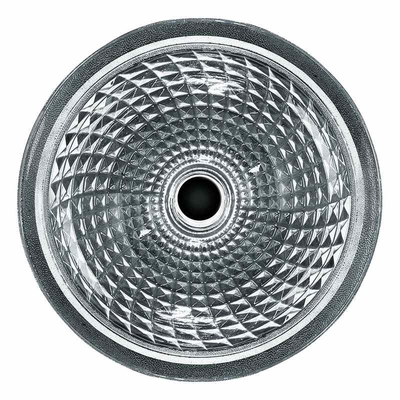 Rond Crystal Wash Basins Hand Wash 415mm 140mm voor het Afgietsel van de Hotelmatrijs