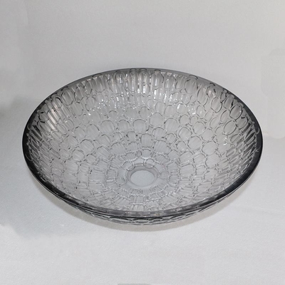 Modern Modern het Glasschip van Crystal Wash Basins Gradient Black