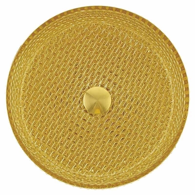 OEM de Stevige van de Glaswas Binnenlandse 120mm Hoogte van het Bassin Gouden Kleur