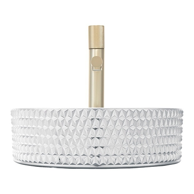 De Wasbassin Schoon Trace Silver Color Easy To van de glasbadkamers