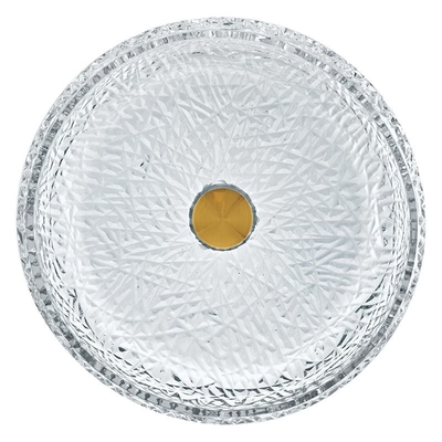 De bal vormde Duidelijke de Komcountertop Opgezette naar huis Decoratie van de Glasgootsteen