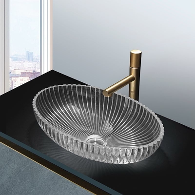 Komtype van het glasschip Wasbassin voor Commerciële Bestand Kras