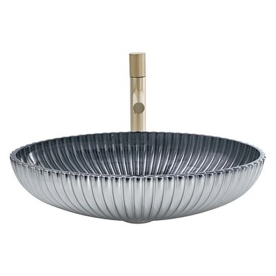 Van het het Glasschip van het matrijzenafgietsel het Bassinrook Gray Color Interior 135mm Hoogte