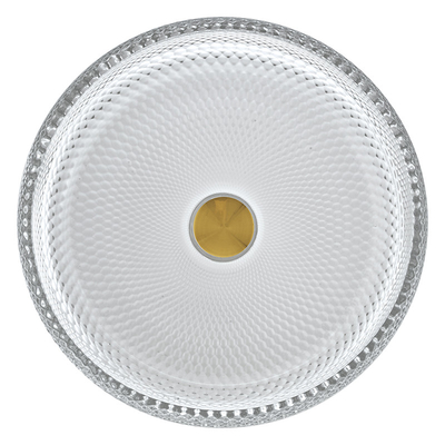 12mm Dikte Crystal Clear Glass Vessel Basins voor Bureau Art Deco Round Shape