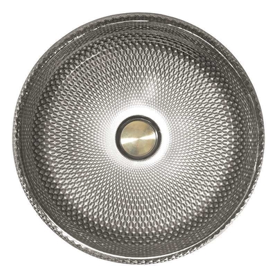 De donkere Grey Crystal Glass Vessel Sinks Bathroom-Gootsteen van de Ijdelheidswas boven Teller