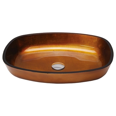 Het foliegoud maakte van het de Bassinsglas van de glaswas van de de Kommeloen van de de Vormbadkamers het schipgootstenen aan