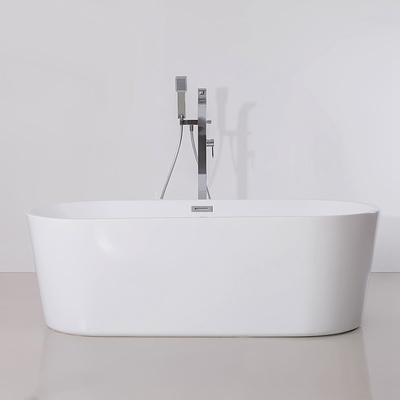 Niet-poreuze witte acrylvrije badkuip voor badkamer