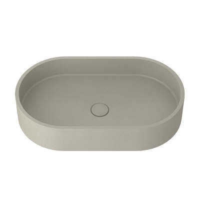 Pop Up Drain Beton Wasbak Ovale vorm Badkamer Wasbak