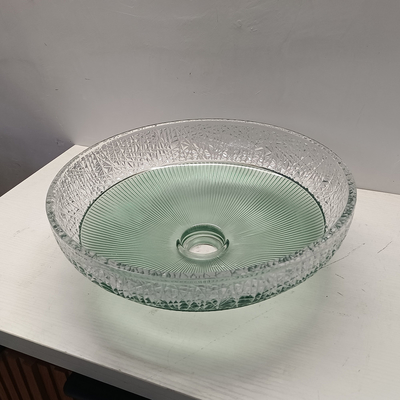 Stijlvolle ronde badkamer wastafels met een afvoer van 1,77 inch