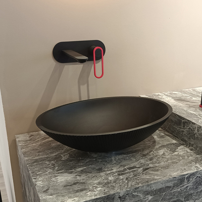 500*360*155mm gehard glas wasbak gemakkelijk schoon te maken Geen overstroming