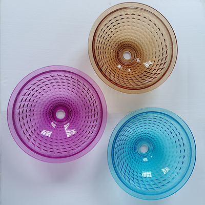 Rond Crystal Wash Basins Hand Wash 415mm 140mm voor het Afgietsel van de Hotelmatrijs