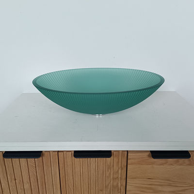 Hoogduurzame glaswasbak met centrale afvoerpositie